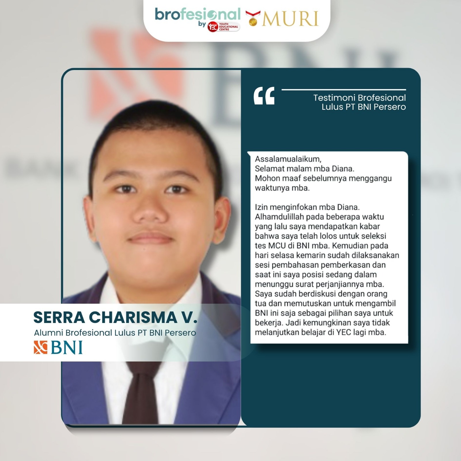 Serra Charisma Viontita - BNI-2